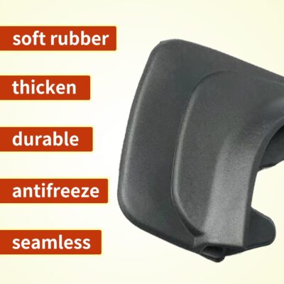 2 Pcs Mud Flaps Splash Guards Mudguards Mudflaps with Hardware Kits Accessories,8.27 Inches X 12.6inches Tire Rear Trim,Universal for Most Cars, Suvs (Black) - Image 5