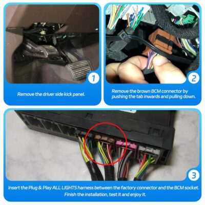 Fog Lights Always On Adapter Harness for 2015-2023 Chevy Tahoe Equinox Suburban Silverado GMC Yukon Sierra All Lights On Mod Fog High Low Beam On Harness GM Universal 6 High Mod Kit - Image 5