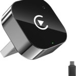 Wireless Carplay Adapter & Android Auto 2026 Upgrade Wired CarPlay to Wireless,2-in-1 Mini USB Design with Fast Stable Connection Car Play for Apple iOS 10+, Android 11+ Version