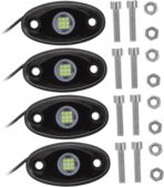 PRETYZOOM 9W LED Light Kit for Cars and Trucks Universal Automotive Ambient Lighting Waterproof RGB Color Options Easy Installation