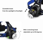 Multicolor Headlamp Flashlight 1000 Lumen Waterproof Zoomable Led Headlight with White Red Green Blue Light - Image 4