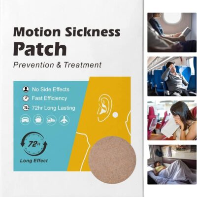 (2026 New) Motion Sickness Patches Non-Drowsy, 100% Natural Motion Sickness Patch(Efficient– Lasts 72 Hours)-for Car Airplane Ship Altitude Sickness(Travel Essentials)-for Adults and Kids(20 Count) - Image 4