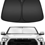 ARISMOTOR Windshield Sun Shade for Toyota Tundra (Limited, SR5, Platinum, TRD Pro) 2022-2025 2026, Custom Fit Foldable Front Window Sunshade Sun Visor Protector, Block UV Rays Keep Your Car Cooler