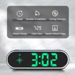 New Colorful Speedometer HUD GPS Digital Speed Meter MPH KM/H Speedo Head Up Display for Cars Trucks, USB Cable Plug & Play (7 Color/MPH KM/H) - Image 2