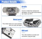 2PCS USB LED Car Interior Atmosphere Lamp, Portable Mini Auto Decoration Night Light, Plug-in Vehicle Ambient Lighting Kit, Universal Car Interior Accessories for Cars SUVs Trucks RVs (Blue) - Image 4