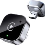 2025 Upgraded Wireless CarPlay Adapter for iPhone＆Android, Mini Wired to Wireless Adapter for CarPlay ＆Android Auto, Plug and Play, Stable Connection & No Latency