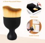 Car Interior Cleaning Brush Car Duster Interior with Ultra Soft Bristles Auto Detailing Brushes Dusting Car Accessories for Dashboard, AC Vents, Leather, Scratch-Free (1Pack) - Image 7