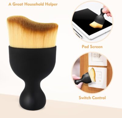 Car Interior Cleaning Brush Car Duster Interior with Ultra Soft Bristles Auto Detailing Brushes Dusting Car Accessories for Dashboard, AC Vents, Leather, Scratch-Free (1Pack) - Image 7