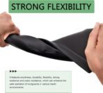 2 PCS Car Mud Flaps, Splash and Stain Resistant Tire Splash Guard, 8.27 x 12.6In Front Side Decorative Tire Splash Guards, for Most Sedans (Black# S) - Image 4