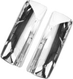 Chrome Door Mirror Covers Pair Set Compatible for Volvo VNL VNM Trucks 2004-2017, Left Driver and Right Passenger Side for Volvo Mirror Cover - Image 2