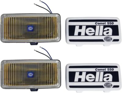 Hella 550 Performance Off-Road Amber Fog Light Kit for Pickup Trucks, SUV, 4x4, Jeep, Tractors / 005700681 - Image 4