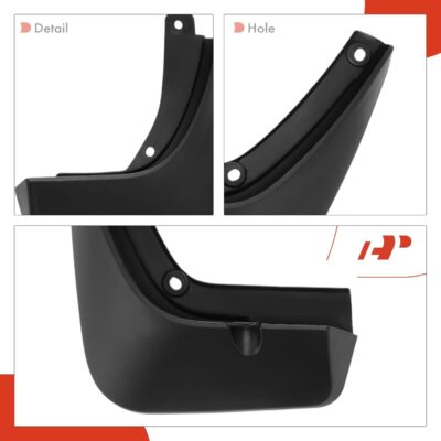 A-Premium Set of 4PCS Mud Flaps Splash Guards Mudguards Mudflaps Compatible with Genesis GV80 2021 2022 2023 2024 2025, SUV, Front & Rear Driver and Passenger Side - Image 7