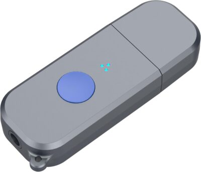 USB to Bluetooth Car Kit,Wireless Audio Adapter, Music Receiver for Home,Car Stereo Sound System,Portable Speskers,(Aux in) with 3.5mm Cable (H222 Grey)¡­ - Image 5