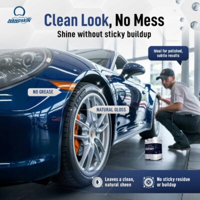 Nanoskin Black Beauty Tire Shine & Conditioner 5 Gallons - Water-Repellent & UV Resistant - Non-Greasy Finish - Restores Black Look | Works with Manual & Automatic Applicators for Cars, Trucks, SUV - Image 3