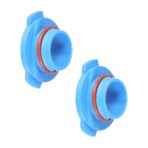 2PCS 9005 HB3 LED Headlight Retainer Adapter Base Socket Holders Universal Fit for Halogen to LED Conversion, Blue Plastic Clips for Car Headlamp Housing