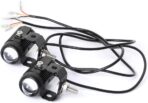 EXZEIT Led Driving Light for Motorcycle, High Low Beam Function 1.3'' Fog Lights Aux Light for Motorcycle e-Bike ATV UTV, 12/24V, 30W, 6000 Lumens 2 pcs (White Light) - Image 5