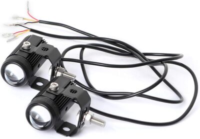 EXZEIT Led Driving Light for Motorcycle, High Low Beam Function 1.3'' Fog Lights Aux Light for Motorcycle e-Bike ATV UTV, 12/24V, 30W, 6000 Lumens 2 pcs (White Light) - Image 5