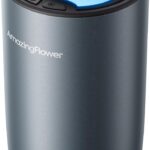 Waterless Diffuser for Essential Oil, Smart Car Air Freshener Diffuser with 3 Mist Grades & 3 LED Light Colors, Auto On/Off, Rechargeable Scent Air Machine