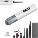 Mini Vacuum Cleaner Cordless 15000PA High Power,Handheld Car Vacuum, 5 in 1 Portable Vacuum for Car, Home & Pet Hair, Type-C Rechargeable, LED Display,Up to 30 Mins Runtime, Multi-Nozzles