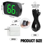 GPS Digital Speedometer for Car, Universal HUD Speed Meter with Large LED Display, Plug and Play Speed Display for Drivers Golf Cart Truck SUV and All Vehicles - Image 6