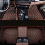 Carpet Mat Liners Set for Suzuki for Liana for Hatchback 2001-2013 Custom Floor Mats Auto Carpets Foot Coche Mat Set(Coffee)