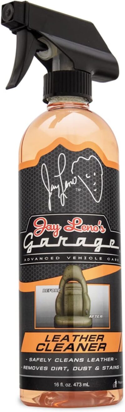 Jay Leno's Garage Leather Cleaner and Conditioner for Car Interior – Advanced Car Seat Leather Cleaner and Conditioner, Auto Leather Care Kit for Interior Detailing and Upholstery Cleaning - Image 2