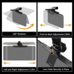 Sun Visor Extender for Cars，Adjustable Car Visor Extender Sun Blocker(UV400) ，Polarized Car Sun Visor，Safe Driving Extension for Glare，Clip on Sun Visors for Cars, Universal (Universal, L) - Image 8