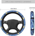 Starry Night Steering Wheel Cover, Non Slip Durable Auto Car Accessories Universal 15 Inch - Image 5