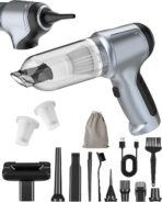 18000Pa Car Vacuum Portable Cordless, 5000mAh High Power Cordless Vacuum Cleaner, 120W Portable Vacuum for Car, Office, Pet and Home Cleaning