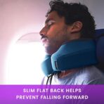 Cabeau Evolution S3 Travel Pillow – Straps to Airplane Seat – Ensures Your Head Won’t Fall Forward – Relax with Plush Memory Foam – Quick-Dry Fabric Keeps You Cool and Dry (Indigo)… - Image 6