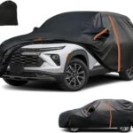 Waterproof SUV Car Cover Custom Fit for 2020-2025 Chevrolet Chevy Trailblazer, All Weather Outdoor SUV Car Covers, Windproof Bands Cover, Reflective Strip for Snow Rain Dust Cover,Sun UV Protection