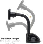 Scosche MAGWDMB MagicMount Flex Neck Suction Cup Car Phone Mount for Dashboard/Windshield, 360° Adjustable Magnetic Head, Universal Cell Phone Holder Compatible with iPhone, Samsung & All Devices - Image 2