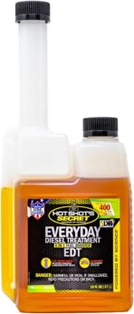 Hot Shot’s Secret Everyday Diesel Treatment EDT 16 oz Squeeze – Treats 400 Gallons – 6-in-1 Diesel Fuel Additive, Injector and Fuel System Cleaner, Boosts Cetane