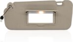 NHILES Left Driver Side Sun Visor Fits for Nissan Murano 2009 2010 2011 2012 2013 2014 Replacement Sun Shade # 96401-1AA1B (Beige)
