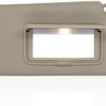 NHILES Left Driver Side Sun Visor Fits for Nissan Murano 2009 2010 2011 2012 2013 2014 Replacement Sun Shade # 96401-1AA1B (Beige)