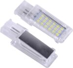 LED Footwell Under Door Glove Box Interior Trunk Lights Compatible with VW Golf MK7 GTI Jetta MK5 MK6, OEM Replacement Error Free - 2PCS (White) - Image 2