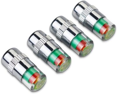 ANKI HAPPIGO 8Pcs 2.2Bar 32-to-35 PSI Car Tire Pressure Monitor Valve Stem Caps Sensor Indicator Easy to Read 3 Color Eye Alert - Image 8