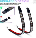 Xprite Upgraded 144LED RGB Interior Car Lights with Smart App Control/Wireless Remote Control, Music Sync Mode, DIY Mode and Multiple Scene Options, Universal for Cars Truck ATV UTV(4pcs) - Image 3
