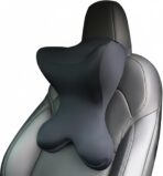 Car Headrest Pillow，Neck Support for Office Chair,100% Memory Foam Car Neck Pillow - Ergonomic Neck Support with Adjustable Double Strap, Breathable Comfort for Car, Gaming & Office Chairs