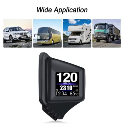 KAOLALI Head Up Display for Car Digital Speedometer Display GPS+OBD2 Dual System Smart Gauge MPH Clock RPM Over Speed Alarm Odometer for All Vehicle - Image 8