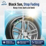 Nanoskin Black Beauty Tire Shine & Conditioner 5 Gallons - Water-Repellent & UV Resistant - Non-Greasy Finish - Restores Black Look | Works with Manual & Automatic Applicators for Cars, Trucks, SUV - Image 5