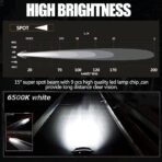 Motorcycle Fog Lights, 2'' Inch 27W Spot Mini Cube Work Driving Pod Lights for Offroad Trucks ATV UTV SUV 4x4 Pick Up Car Boat - Image 2