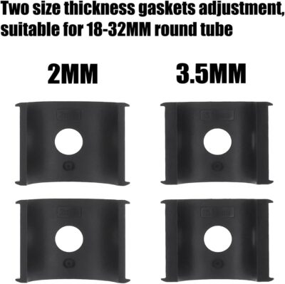 Motorcycle Spotlight Bracket, Light Bar Mounts for Driving Fog Lights, 360 Degree Adjustment Tube Clamp Mounting Bracket Fit 0.7"-1.25" ATV UTV Roll Bar (2 Pcs) - Image 5