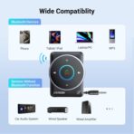 UGREEN Bluetooth 5.4 Aux Car Adapter, [Enhanced Connection & Noise Cancellation], Bluetooth Aux Receiver with Nylon Braided Cable, Plug & Play for Car Music/Hands-Free Calls/Stereo Audio - Image 4