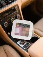 Clear Toiletry Bag Small, Mini Waterproof Makeup Organizer Zipper for Travel & Car Essentials White - Image 4