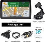 GPS Navigator for Car, Latest 2026 Map 7-Inch HD Display 16GB 256MB Satellite Navigation System with Sun Visor, Smart Real Voice GPS Guidance, Provides Lifetime Live Map Updates - Image 5