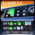 CarlinKit 4.0 Wireless CarPlay 2026 Apple - Wireless CarPlay Adapter for OEM Factory Wired CarPla y Cars 2 in 1. Plug & Play, Wired to Wireles s, Auto Connect, Online Upgrade, 5.8GHz Wi-Fi GPS - Image 3