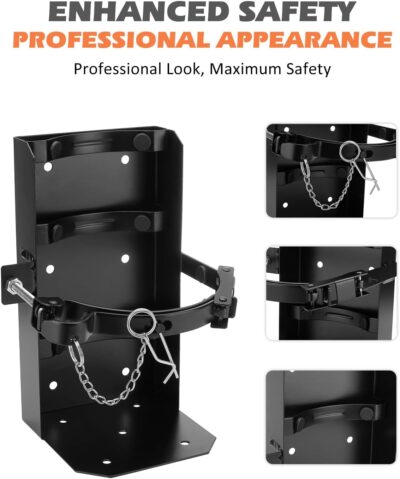 SPARKWHIZ 2 Pack Fire Extinguisher Mount for 10lb dry/5lb CO2 Extinguisher, Fire Extinguisher Mounting Bracket for Vehicle, Boat, Home, Garage - Image 4