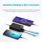 Multi Ports USB Car Charger, 96W 6 Port QC3.0 Fast Adapter Multiple Ports, with Four Quick Charge 3.0 Port, 12V-24V Multi Device Cigarette Lighter for Smart Phone & Tablets Charging - Image 10