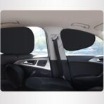 4PCS Car Window Shade, Automobile Sunshade, Car Sun Blocker, Static Suction car Window Sunshade, 99% Sun-Blocking Rate, Front and Rear Window sunshades - Image 5